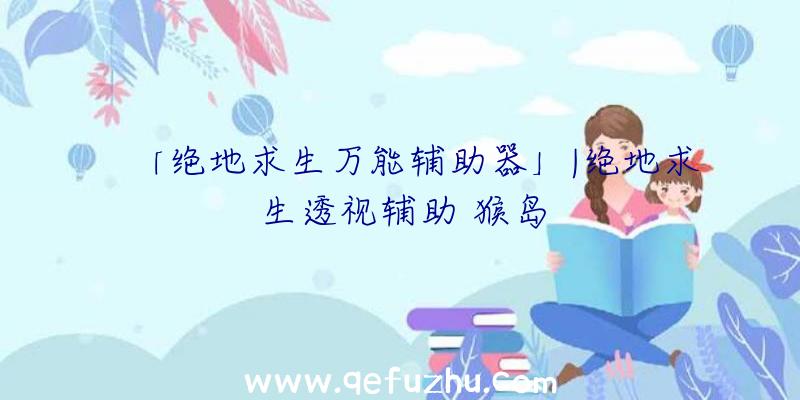 「绝地求生万能辅助器」|绝地求生透视辅助